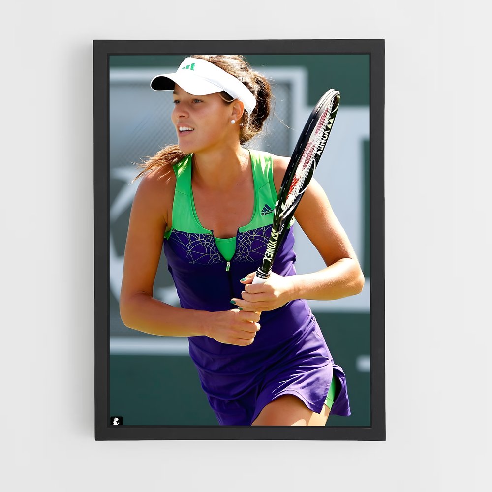 Poster Ace en Violet – affiche Tennis (vue 2)